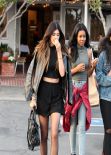 Kendall and Kylie Jenner Street Style- at Fred Segal in Los Angeles