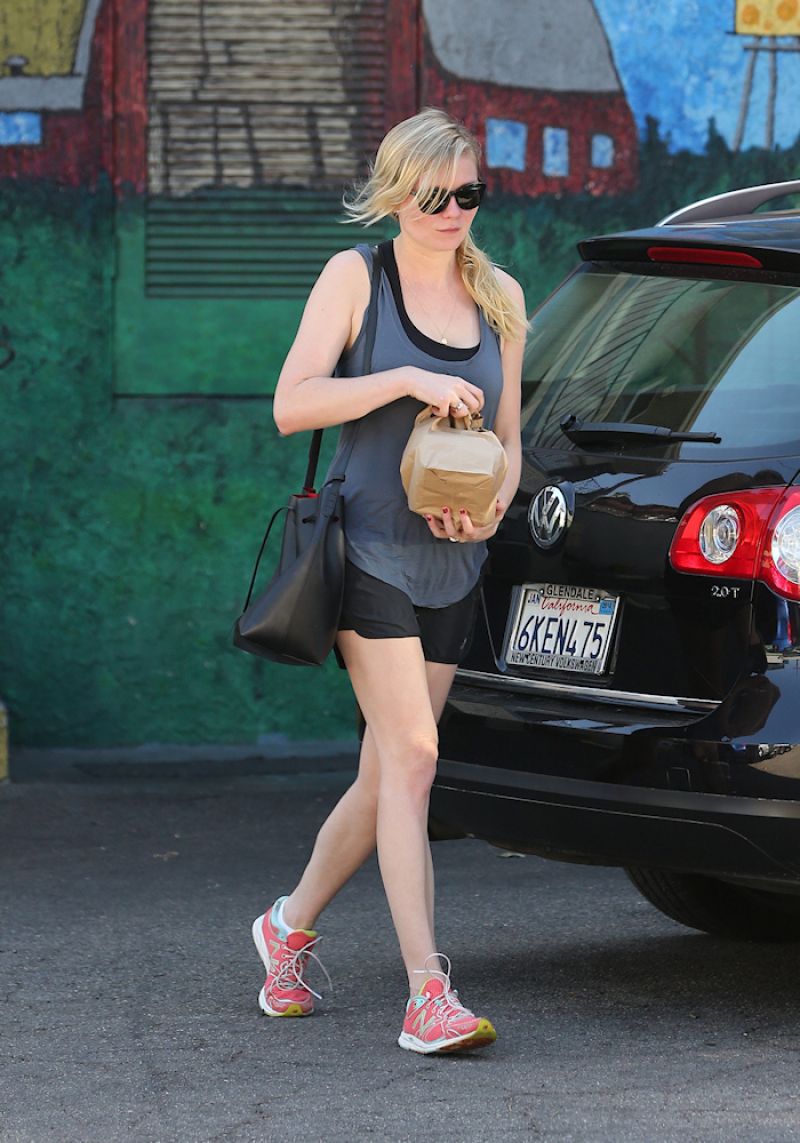 Kirsten Dunst Leggy in Los Angeles