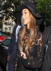 Nicole Scherzinger Street Style - in a Sheer Top