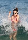Nicole Trunfio in a Bikini on a Sydney Beach