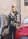 Paris Hilton and Her Ferrari California Spyder - Out in LA