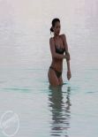 Rihanna in Bikini - Visits the Dead Sea in Israel