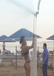 Rihanna in Bikini - Visits the Dead Sea in Israel