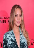  Hannah Davis Brings the Heat to THE HUNGER GAMES: CATCHING FIRE Premiere in New York City