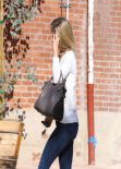 Ali Larter Street Style - in Tight Jeans Shopping in West Hollywood - November 2013