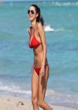 Alyssa Arce in a Bikini on the Beach in Miami - November 2013