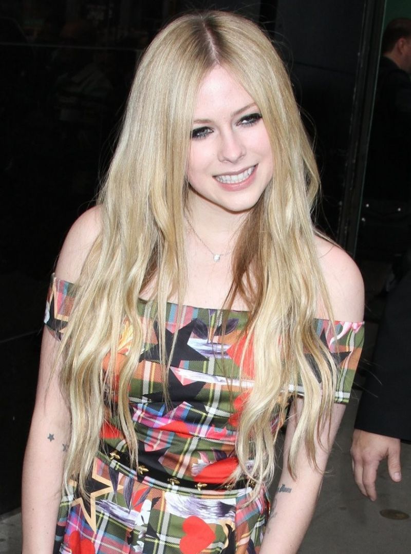 Avril Lavigne at Good Morning America in New York City