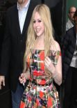 Avril Lavigne at Good Morning America in New York City