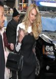 Candice Swanepoel Arriving to Good Morning America