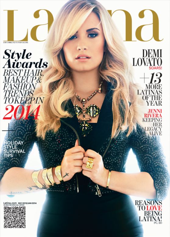 Demi Lovato in LATINA Magazine - December 2013 Issue
