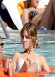 Eiza Gonzalez in a Bikini - Relax Pool Side in Miami - November 2013