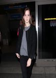 Emma Watson Street Style - Arriving at LAX Airport in Los Angeles - November 2013