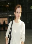 Emma Watson Street STyle - at Heathrow Airport in London - November 2013