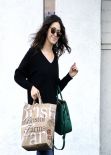 Emmy Rossum Street Style - at Bristol Farms in Los Angeles - November 2013