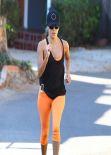 Eva Longoria Goes Jogging in Los Angeles