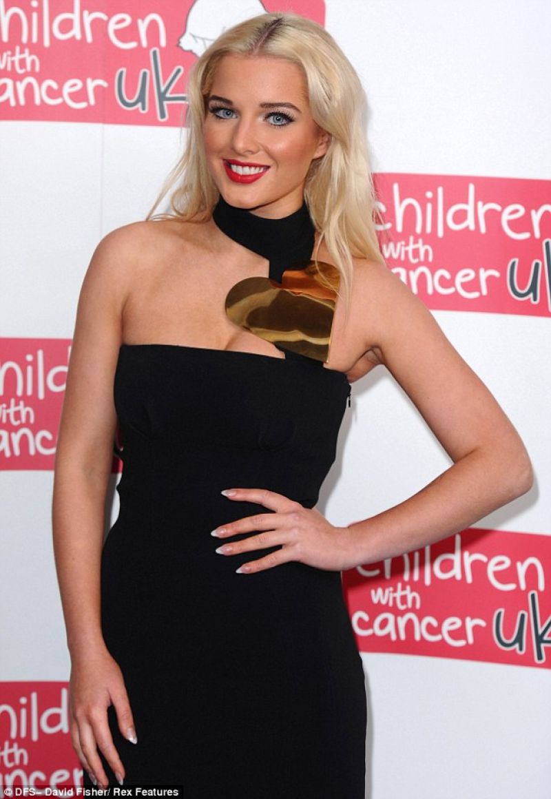 Helen Flanagan attends Children With Cancer Charity Ball