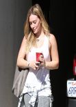 Hilary Duff - Leaving the Gym in Studio City - November 2013 
