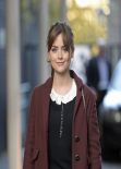 Jenna-Louise Coleman Street Style - After Appearing on the 