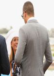 Jesinta Campbell at Emirates marquee Oaks Day in Melbourne