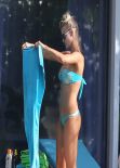 Joanna Krupa in a Bikini - Miami - November 2013