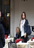 Kate Beckinsale On Set of THE FACE OF AN ANGEL Movie in Rome