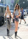 Kendall Jenner and Kylie Jenner Style - Out in Los Angeles