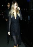 Kim Kardashian Street Style - Leaving Finner in Beverly Hills