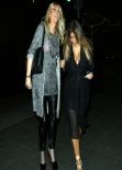 Kim Kardashian Street Style - Leaving Finner in Beverly Hills