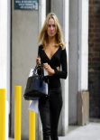 Kimberley Garner Looks Cute in Black - Street Style - Chelsea, London