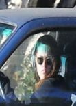 Kristen Stewart Driving in Los Angeles 
