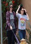 Kristen Stewart Out With Her Dog in Los Angeles - November 2013 