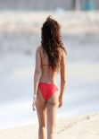 Melanie Mel B Brown - wearing a bikini at a beach in Sydney 10/29/13 