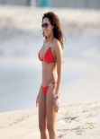Melanie Mel B Brown - wearing a bikini at a beach in Sydney 10/29/13 