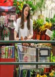 Minka Kelly Street Style - Shopping at Whole Foods in Beverly Hills