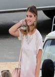Nina Agdal in a Bikini - Candids of Accessorize Photoshoot in Los Angeles - November 2013