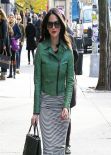 Olivia Munn Street Style - Out in New York City - November 2013