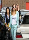 Olivia Wilde Style - Arrives at a Community Service Center in Los Angeles