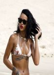 Rihanna in a Bikini at a Beach in Barbados