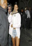 Rihanna Street Style - Out in Los Angeles - November 2013