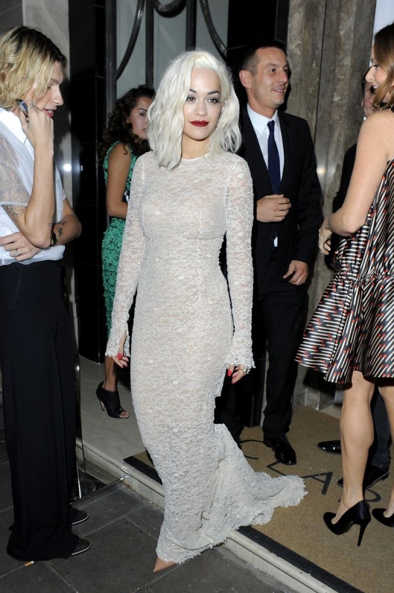 Rita Ora at Harper's Bazaar Women of the Year Awards in London • CelebMafia