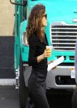 Salma Hayek on set of HOW TO MAKE LOVE LIKE AN ENGLISHMAN in Los Angeles