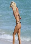 Victoria Silvstedt in a Bikini - Miami Florida - November 2013