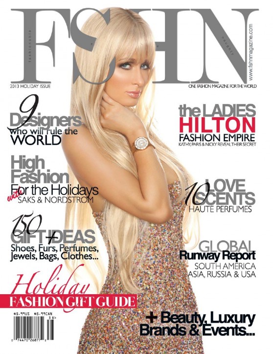 Paris Hilton - FSHN Magazine - Holiday Issue 2013