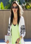 Alessandra Ambrosio Street Style  - Out in Brentwood - November 2013