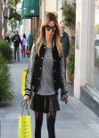 Ashley Tisdale Street Style - Shopping in Beverly Hills - December 2013