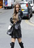 Chelsee Healey Street Style - Manchester December 2013 