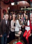 Cheryl Cole and Michelle Keegan - Coronation Street Set - ITV Studios - Manchester - December 2013