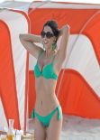 Claudia Romani Bikini Photoshoot -  W Hotel in Miami Beach - December 2013