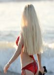 Courtney Stodden in a Bikini - Los Angeles Beach - December 2013