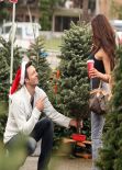 Courtney Stodden Street Style - Out for shopping Christmas tree - December 2013